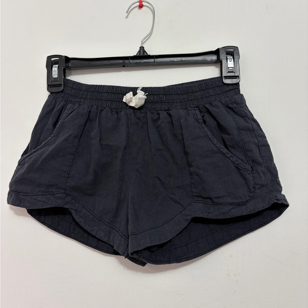 Billabong Casual Shorts Girls Size L (7–8) Black Elastic Waist(A289)✨